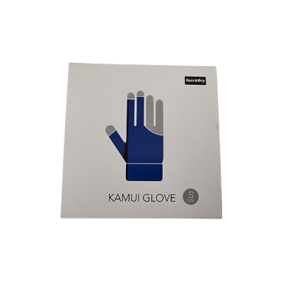 Billard Handschuh Kamui blau Größe S für rechte Hand